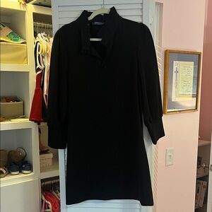 Tuckernuck Pomander Place Classic Black Long Sleeve Dress